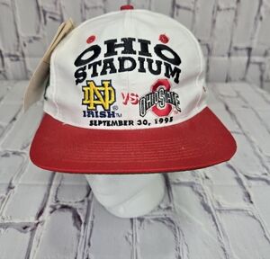 Vtg Ohio State Vs Notre Dame 1995 Hat Snapback One Sz Fits Most‎ Logo Seven 7